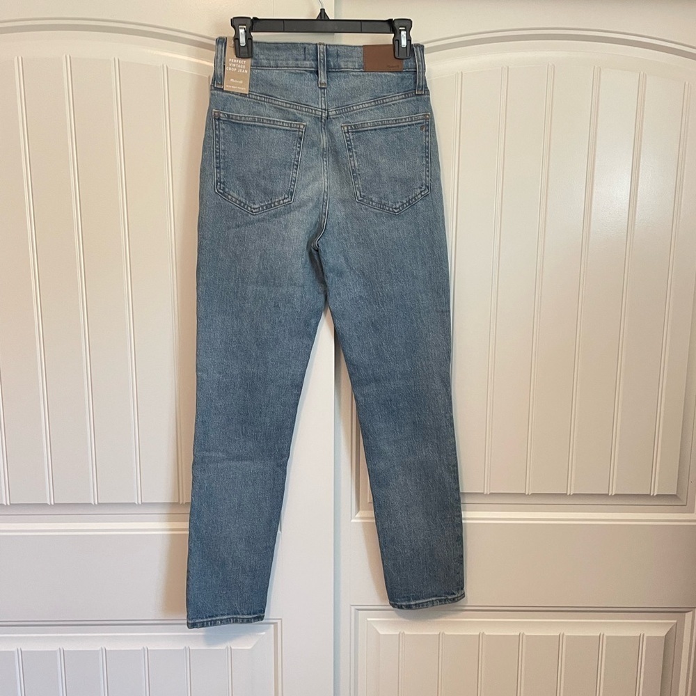 NWT Madewell the perfect vintage crop jean size 26 TALL new with tags - Picture 5 of 6